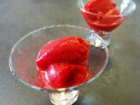 Recette sorbet fraise