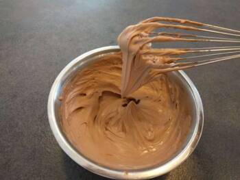 Chantilly au chocolat lait
