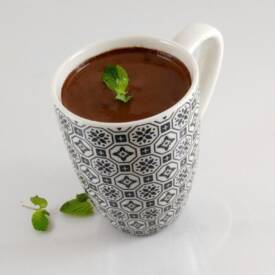 Chocolat chaud à la menthe