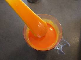 Glaçage miroir orange