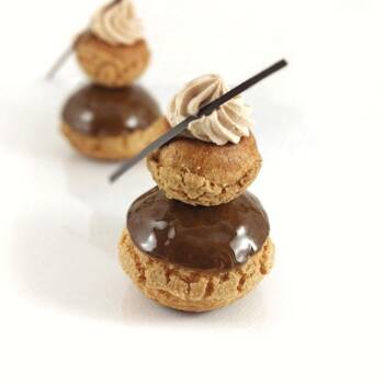 Religieuse au caramel beurre salé