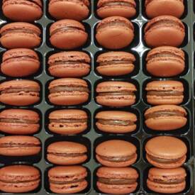 Macarons au chocolat au lait