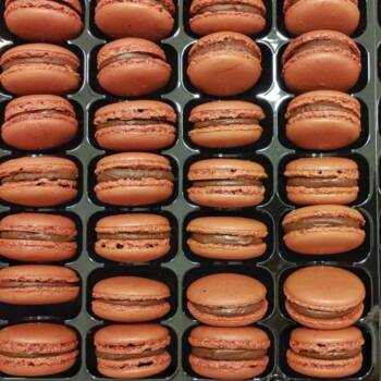 Macarons au chocolat au lait