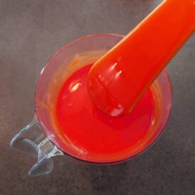 Glaçage rouge miroir pour gâteau et entremets