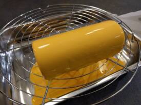 Bûche en cours de glaçage