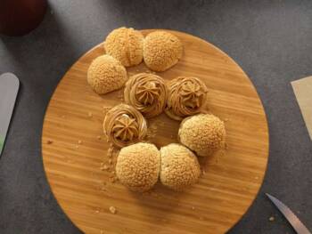 Même principe pour un Paris Brest en couronne