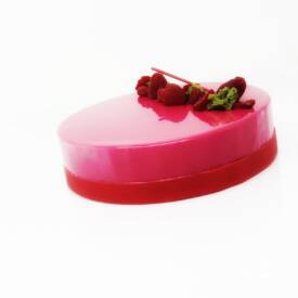 Entremets à la framboise
