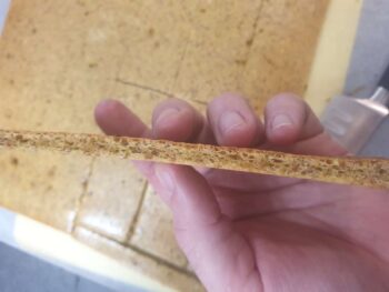 Et voilà le biscuit joconde pistache terminé