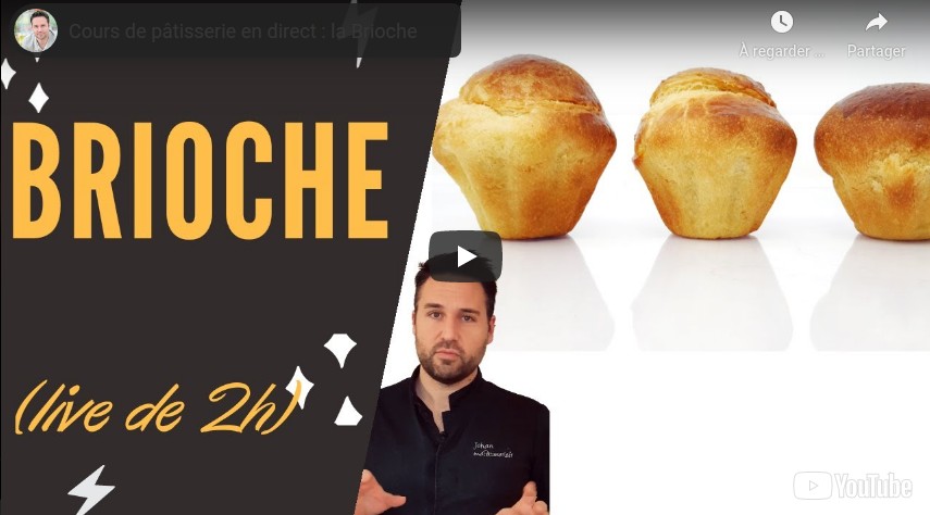 Recette Brioche Mousseline en vidéo