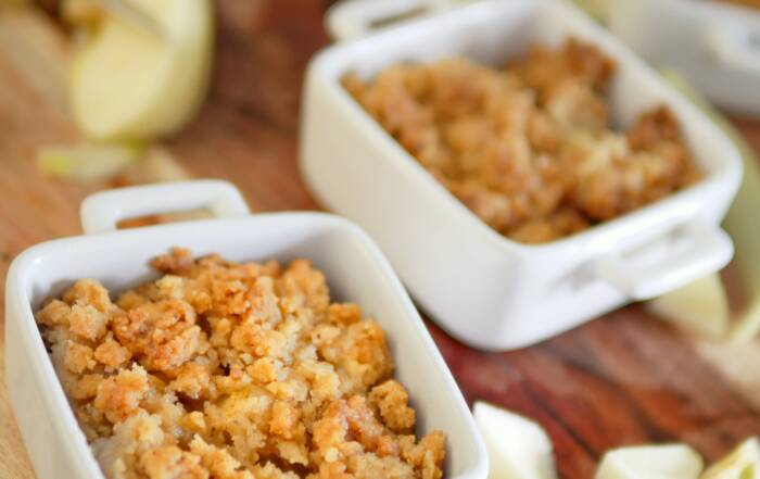 Crumble aux pommes