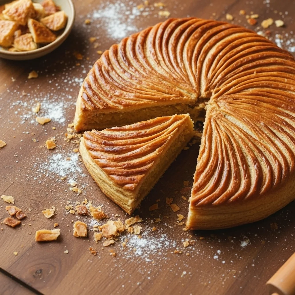 Galette des rois frangipane et pâte feuilletée inversée