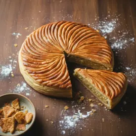 Galette des rois frangipane et pâte feuilletée inversée