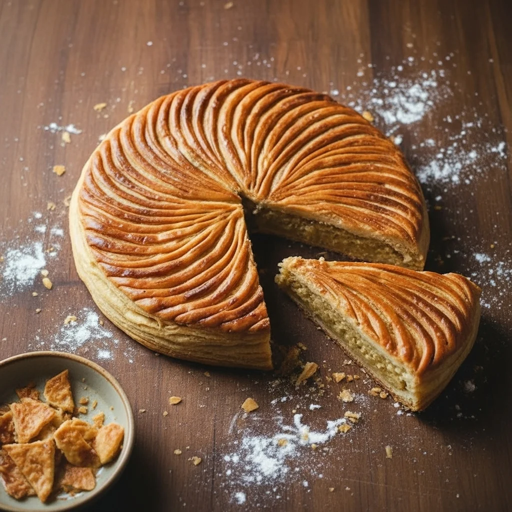 Galette des rois frangipane et pâte feuilletée inversée