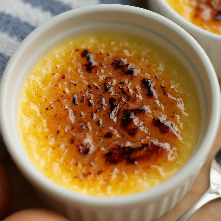 Recette de la crème brûlée maison