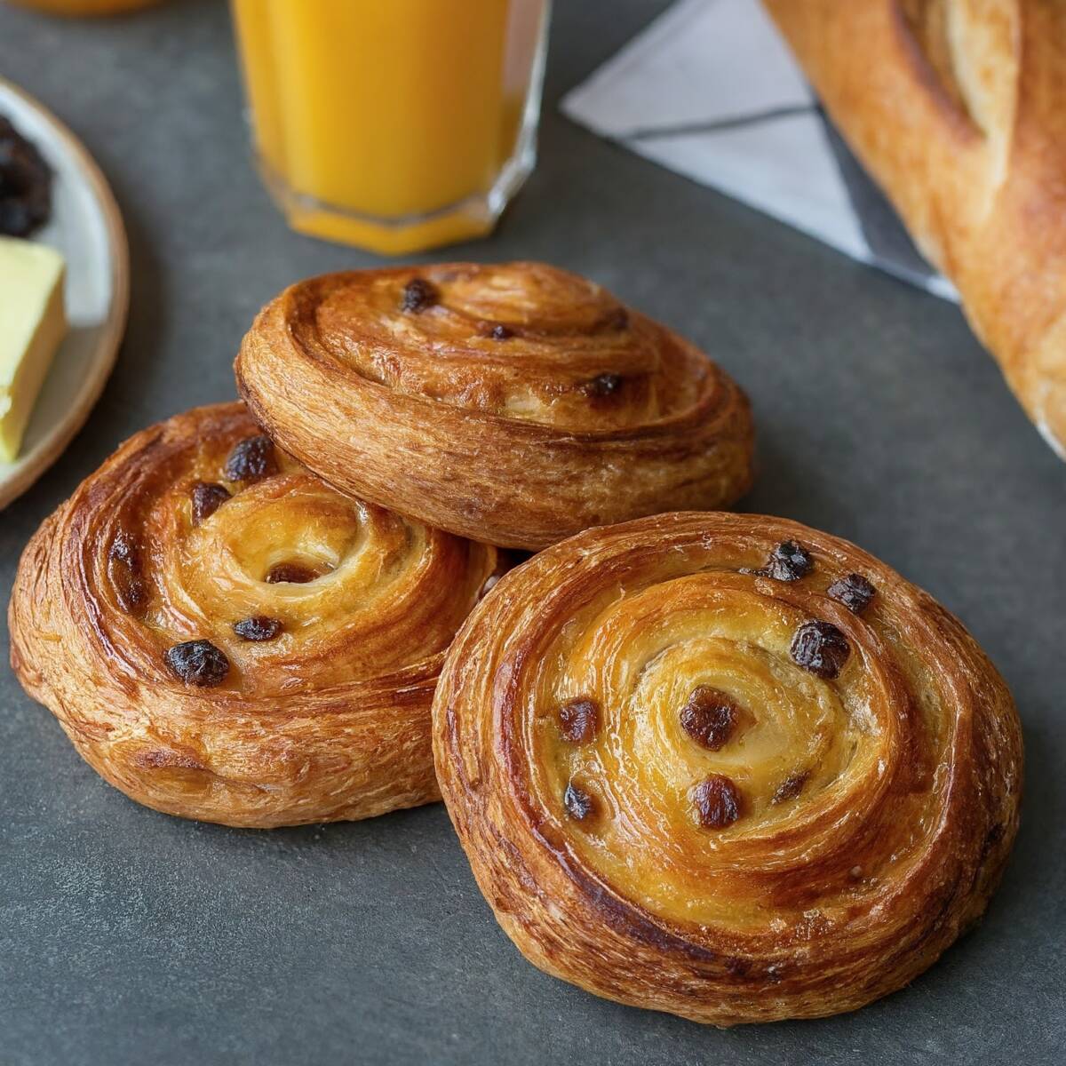 Pain aux raisins