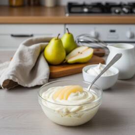 Recette de la mousse à la poire