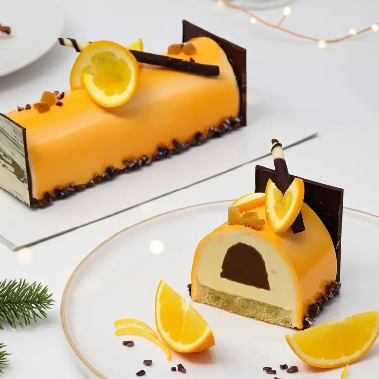 Bûche de Noël Chocolat Orange