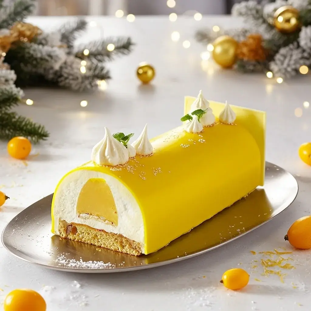 Recette de la bûche citron meringuée