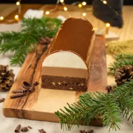 Buche de Noël 3 chocolat