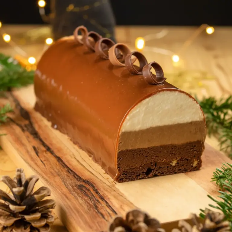 Buche de Noël 3 chocolat