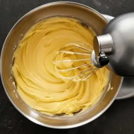 Crème au beurre terminée