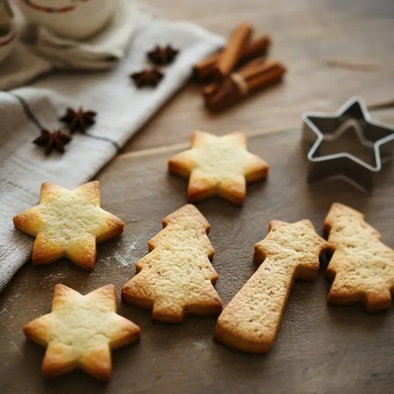 Sablés de Noël étoiles