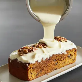 Étaler le glaçage sur le Carrot Cake