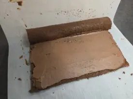 Rouler bûche chocolat ganache montée