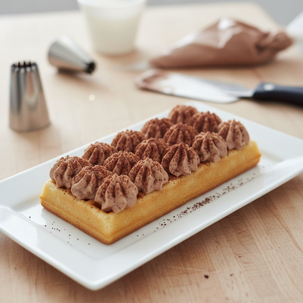 Charlotte revisitée façon gaufre de Johan