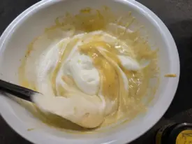 incorporer la meringue en trois fois