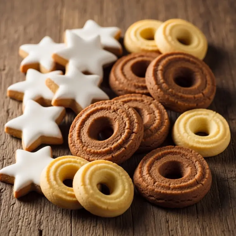 Assortiment de bredele alsaciens traditionnels