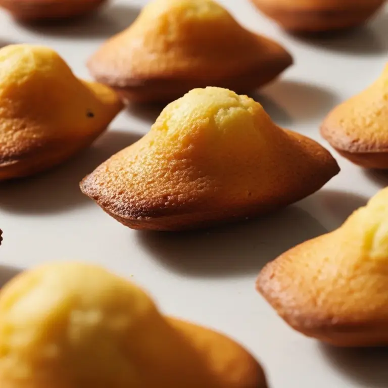 Recette de madeleine au citron et miel
