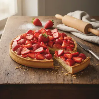 Recette de la tarte aux fraises