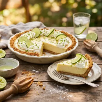 Key lime pie sans cuisson