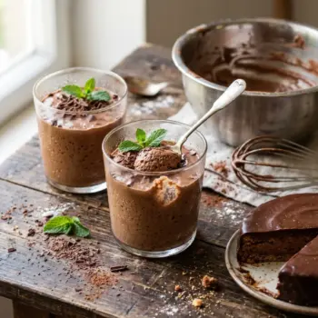 Mousse au Chocolat Express Sans Cuisson