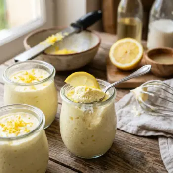 Mousse au citron sans cuisson