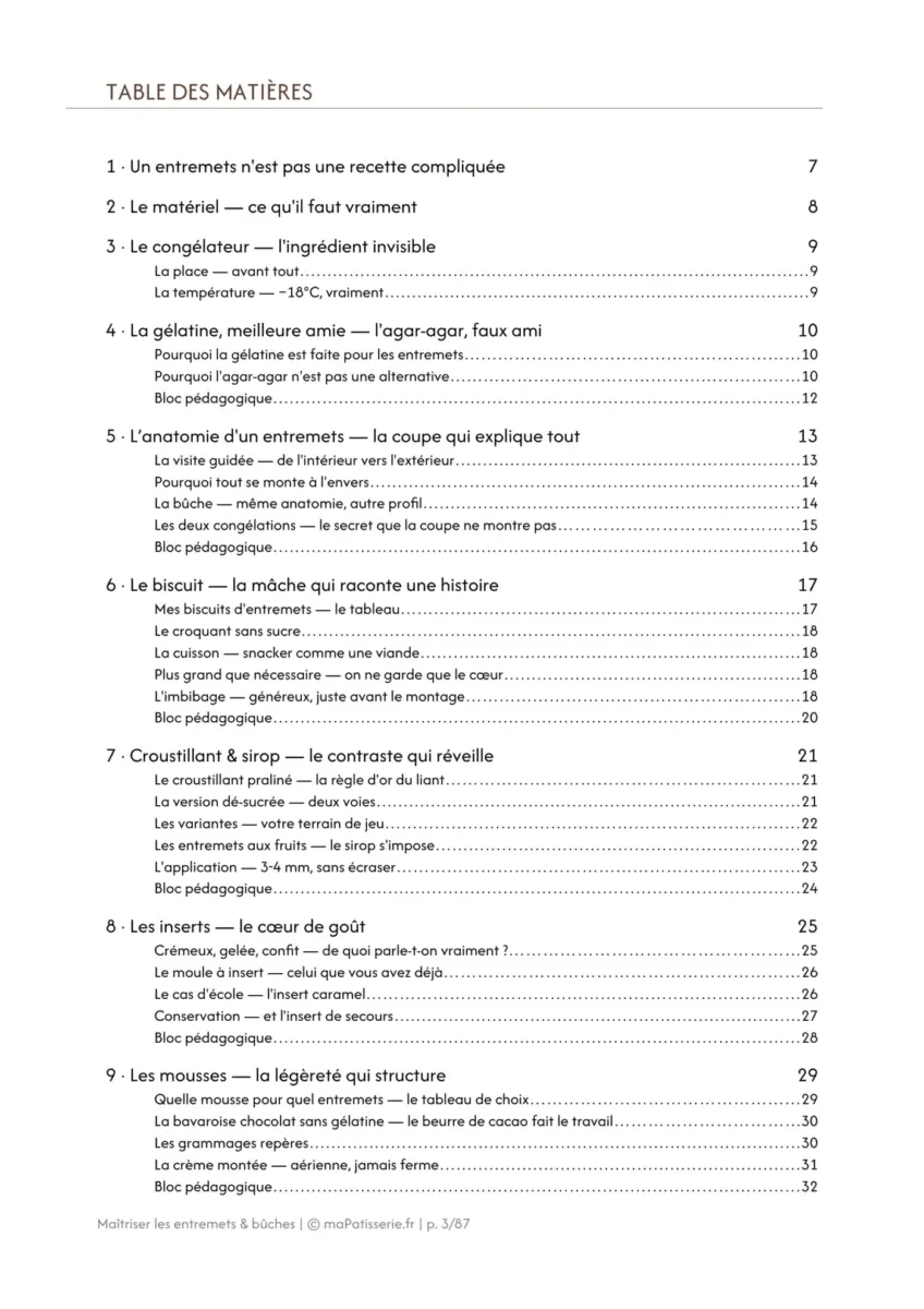 Maîtriser les Entremets & Bûches — Guide PDF