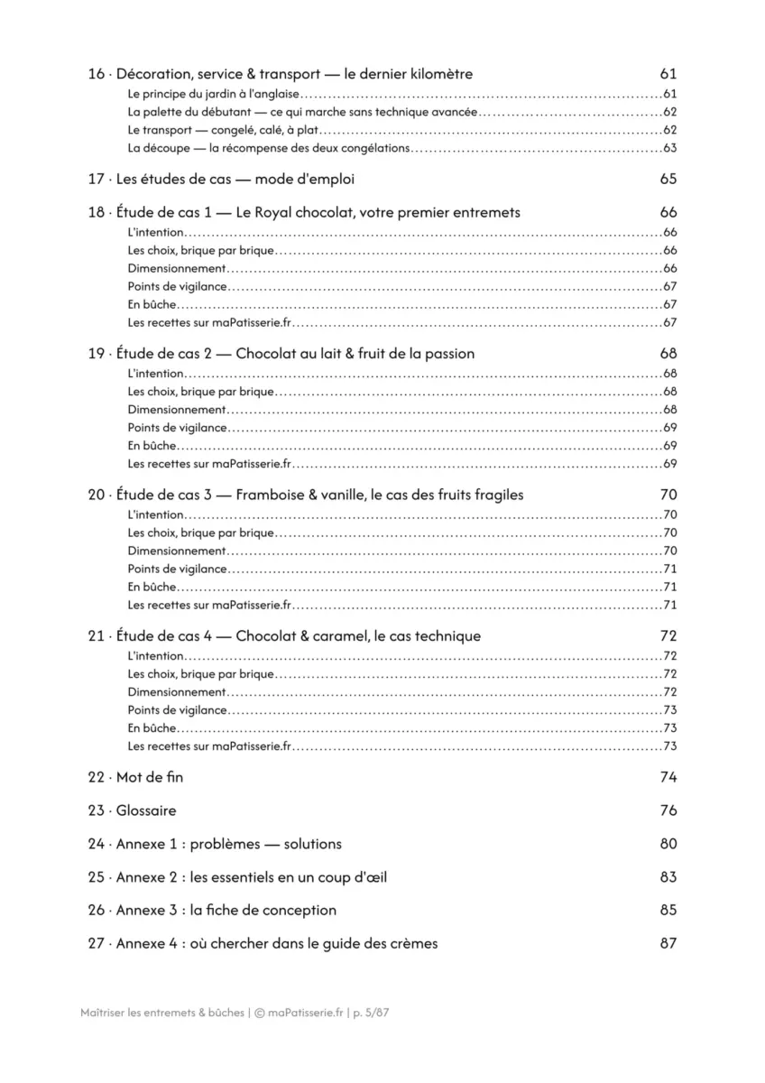 Maîtriser les Entremets & Bûches — Guide PDF