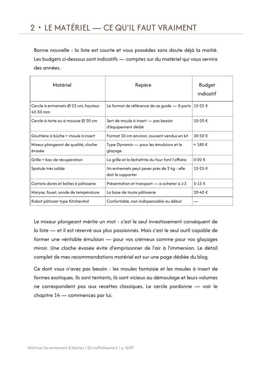 Maîtriser les Entremets & Bûches — Guide PDF